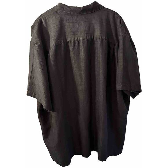 David Taylor Collection Shirt Mens 2XL Black Button Up Front Bowling Rockabilly - Picture 7 of 8